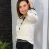 Bluzka Groszki Kołnierzyk